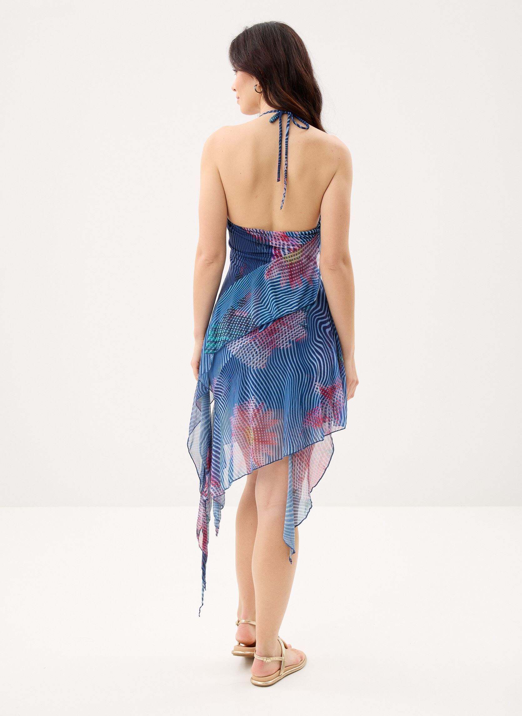 Jurken Vest Nora dames blauw Desigual Jurken Vest Nora dames blauw Bleu