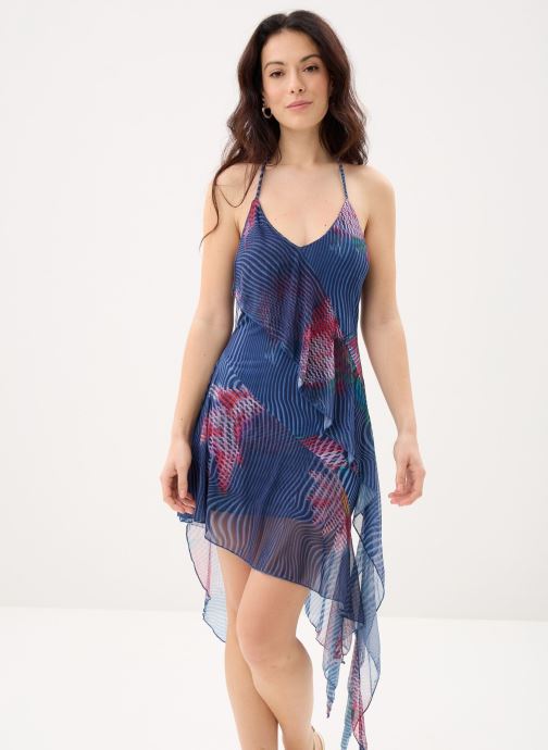 Desigual Jurken Vest Nora dames blauw