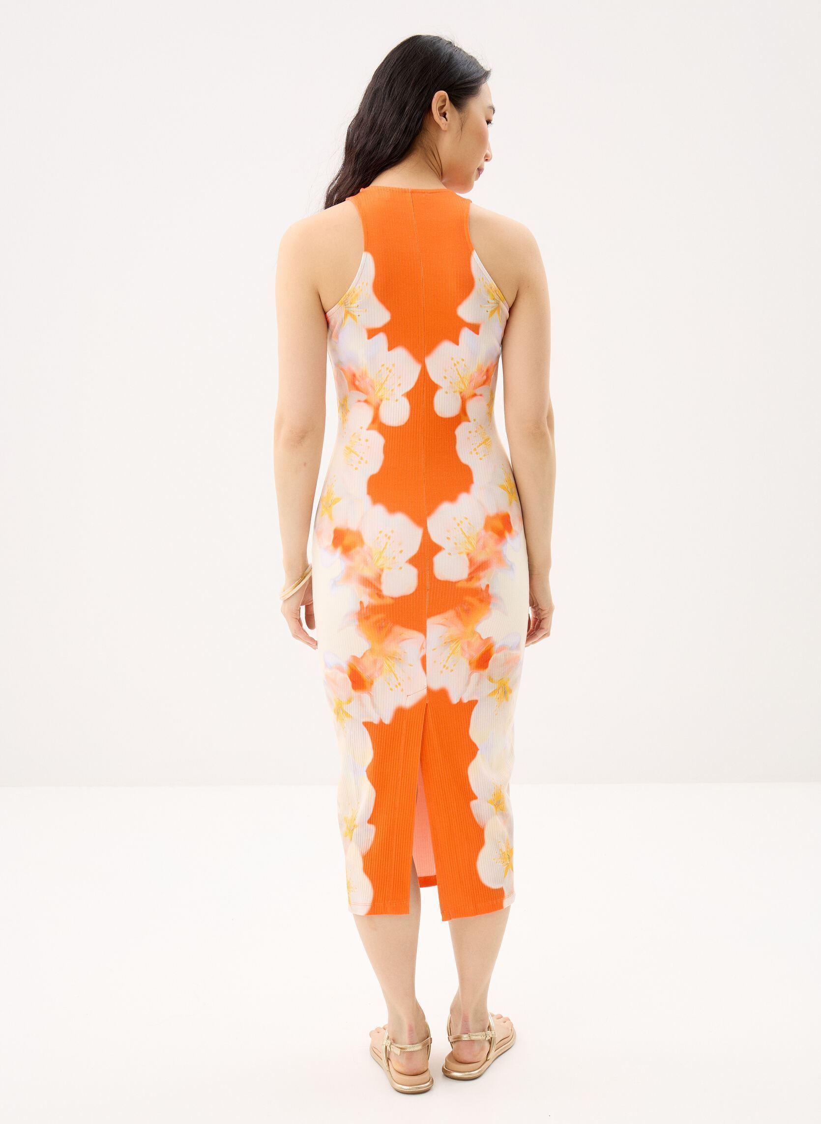 Lange Kleider Vest Jasmine damen orange Desigual Lange Kleider Vest Jasmine damen orange Orange