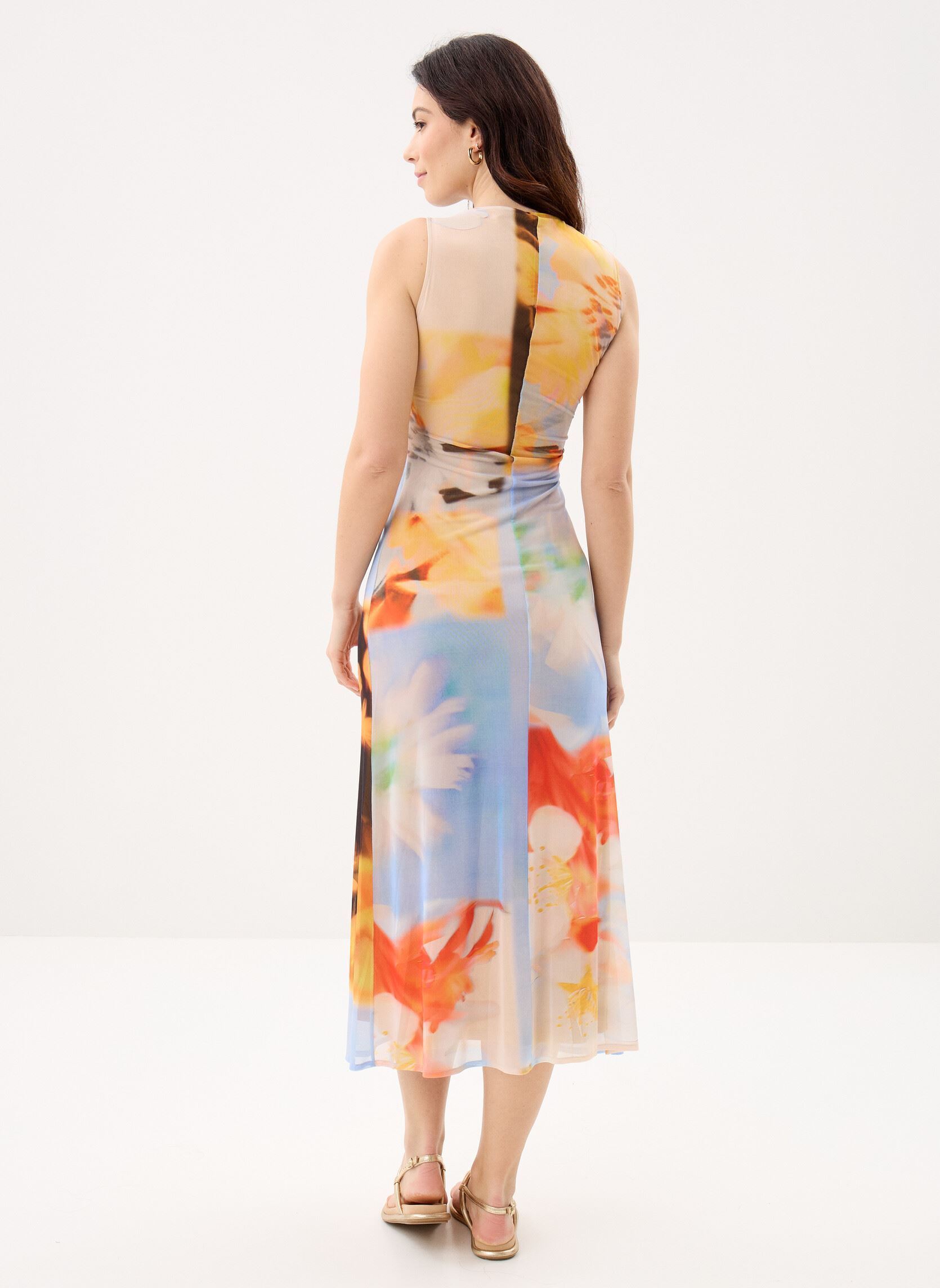 Lange jurken Vest Jade dames meerkleurig Desigual Lange jurken Vest Jade dames meerkleurig Material Finishes