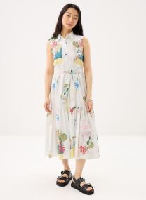 Lange Kleider Vest Colle damen mehrfarbig