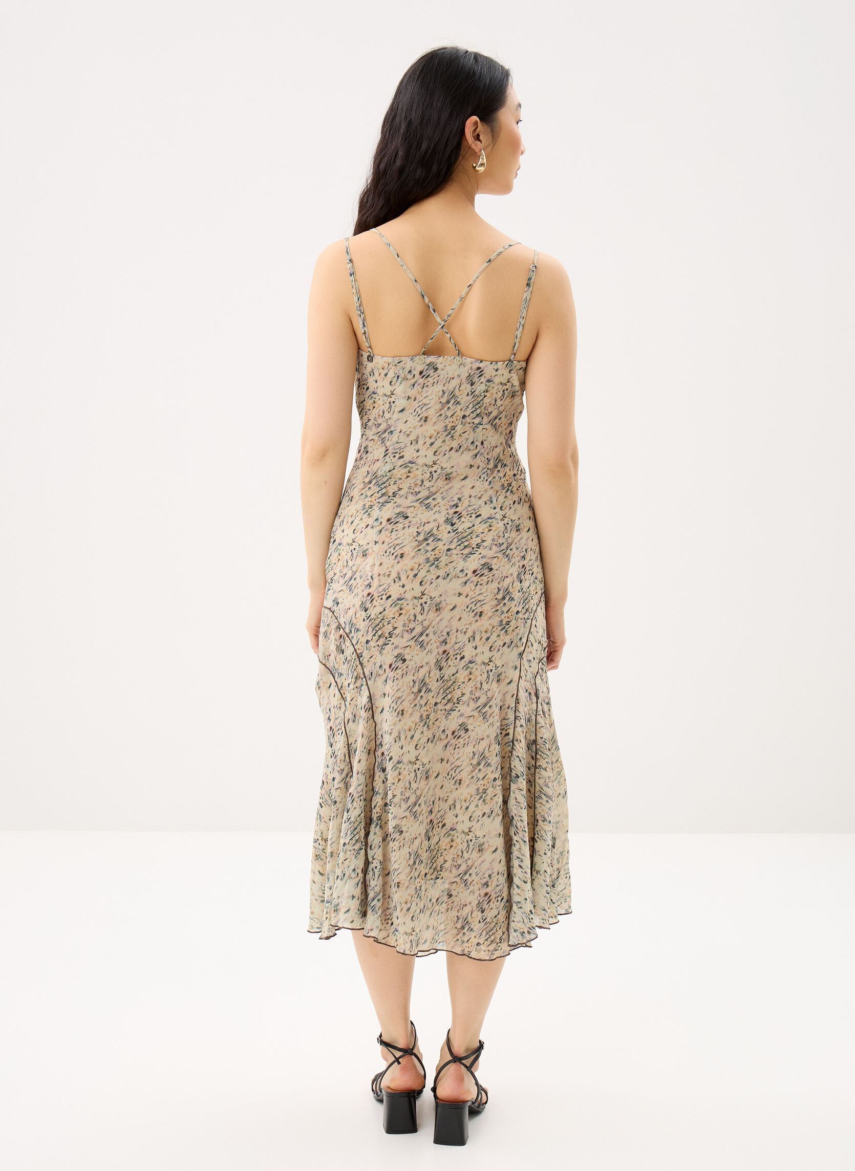 Robes Vest Grungy femme beige Desigual Robes Vest Grungy femme beige Blanc