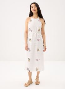 Jurken Vest Bohi dames wit Desigual Jurken Vest Bohi dames wit Blanc