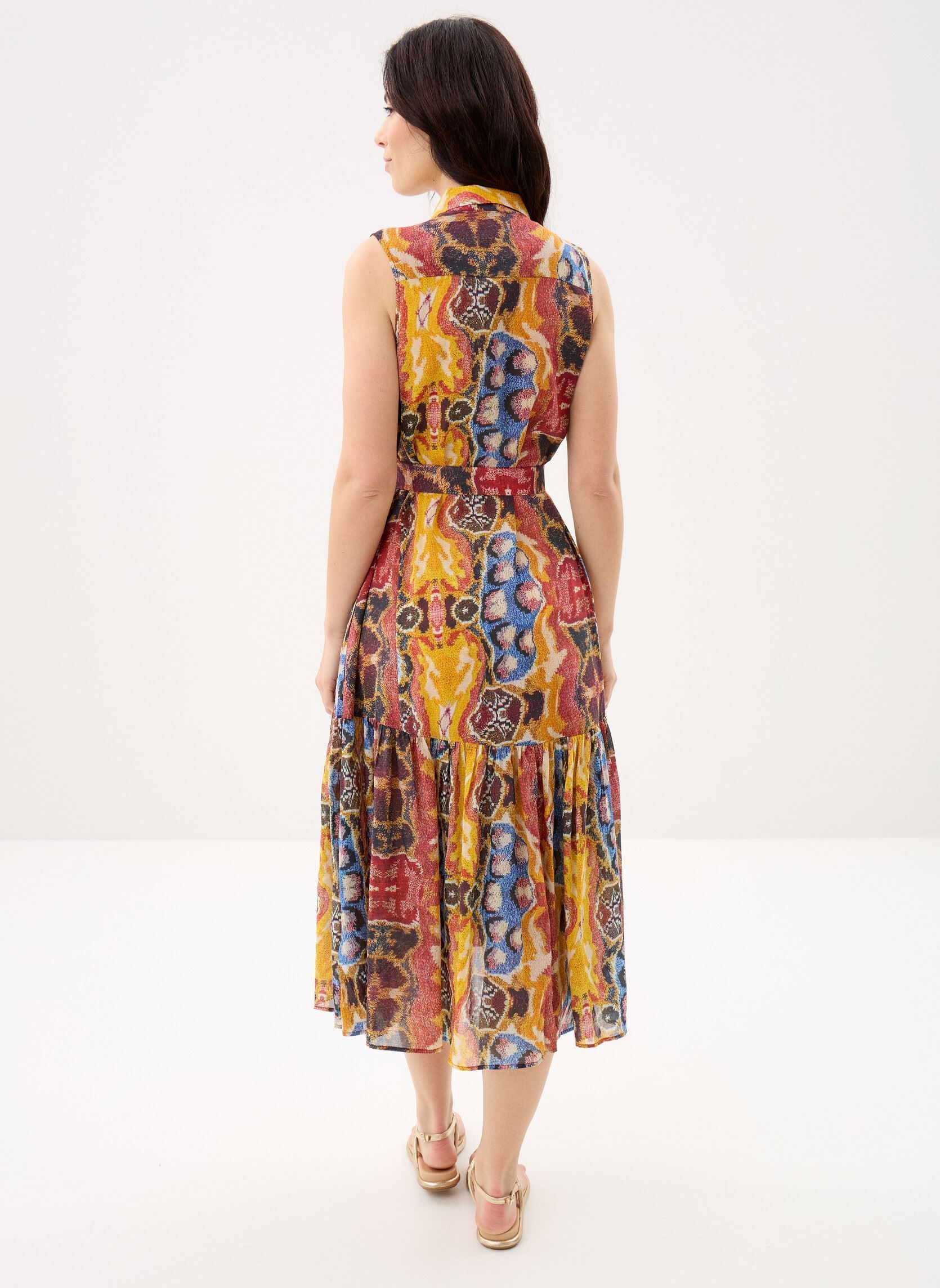 Robes longues Vest Bugs Lacroix femme multicolore Desigual Robes longues Vest Bugs Lacroix femme multicolore Material Finishes