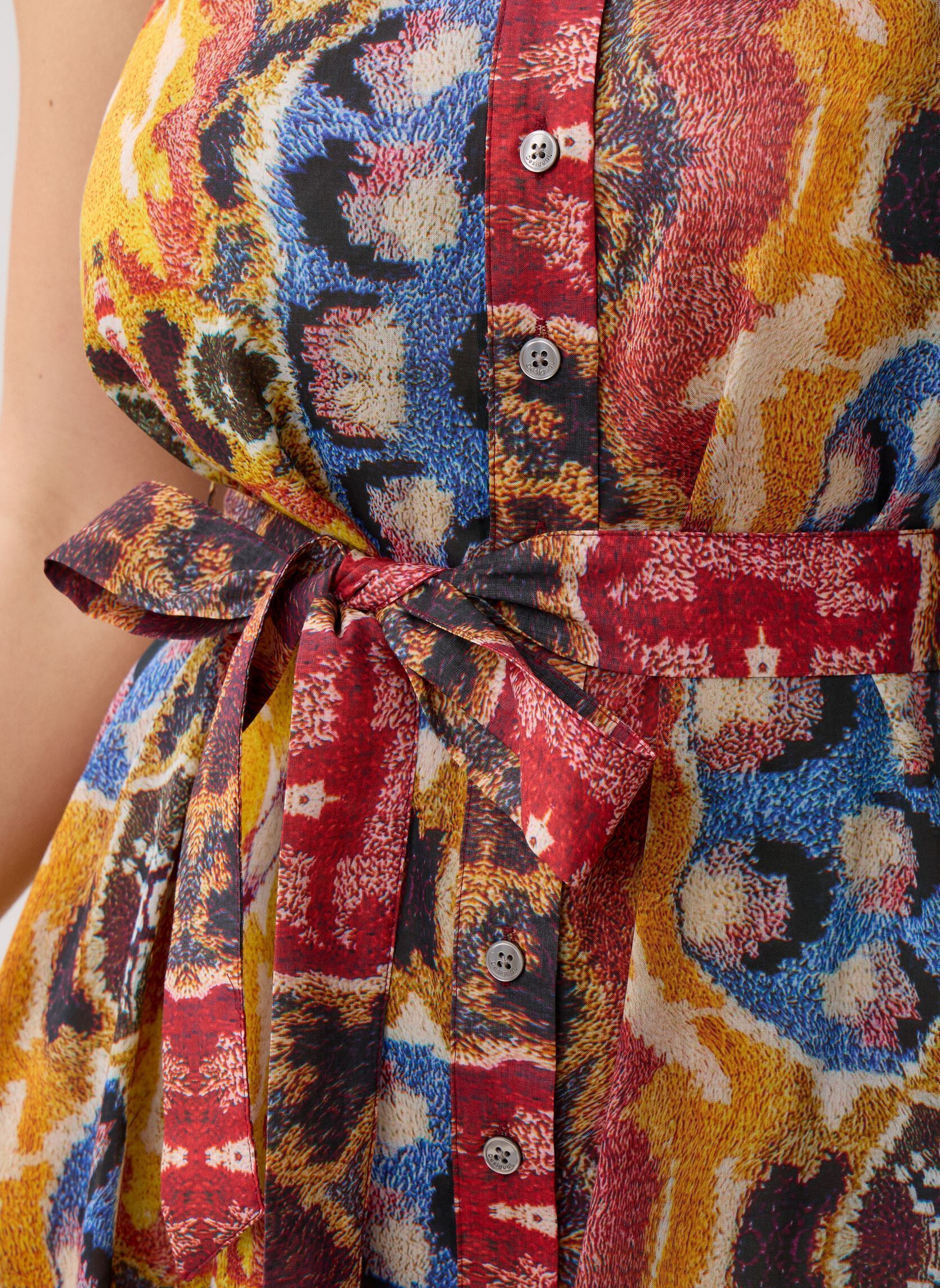 Robes longues Vest Bugs Lacroix femme multicolore Desigual Robes longues Vest Bugs Lacroix femme multicolore Material Finishes