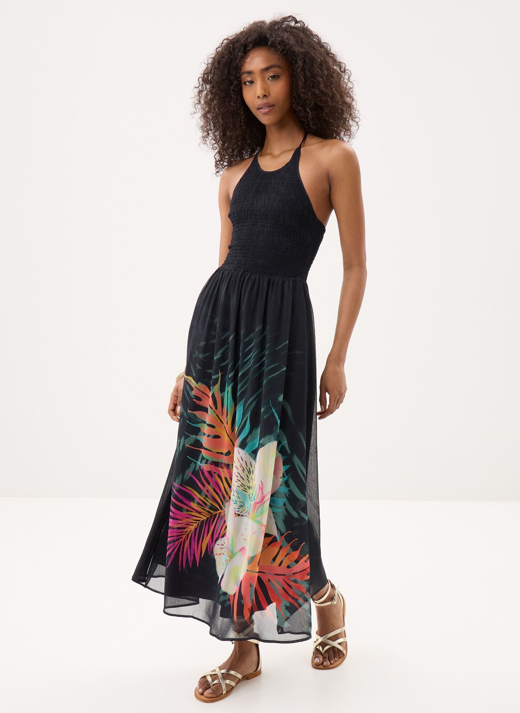 Kleider Vest Swim-Daikiri Halter damen schwarz Desigual Kleider Vest Swim-Daikiri Halter damen schwarz Noir