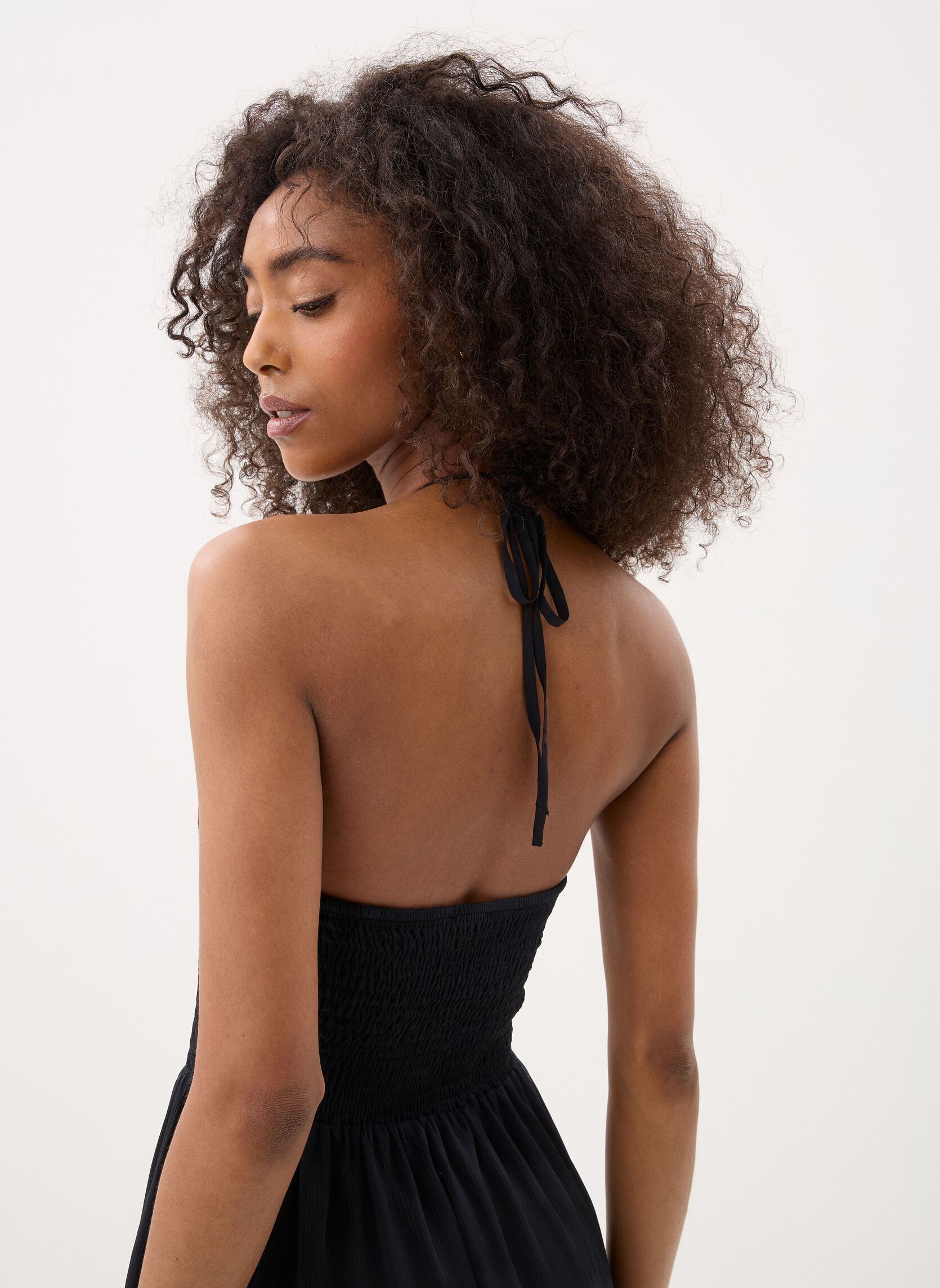 Kleider Vest Swim-Daikiri Halter damen schwarz Desigual Kleider Vest Swim-Daikiri Halter damen schwarz Noir
