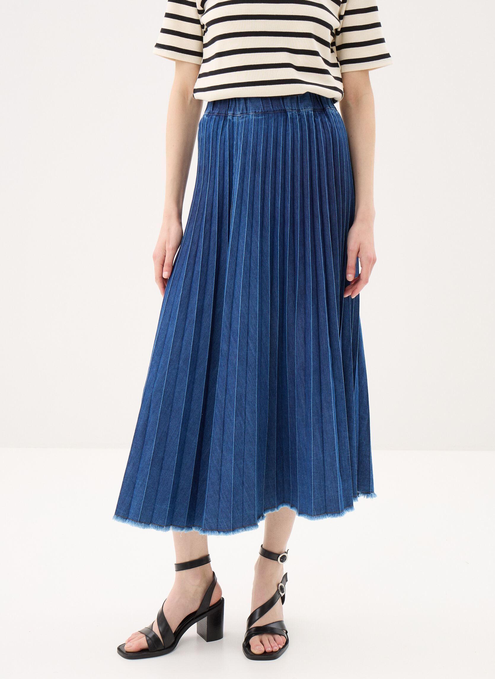 Faldas largas FJ-JU-DONUT-D mujer azul La Fée Maraboutée Faldas largas FJ-JU-DONUT-D mujer azul Medium
