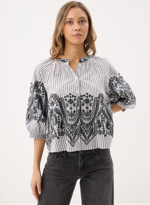 La Fée Maraboutée Chemises manches longues FL-CH-FELVIA-P femme noir