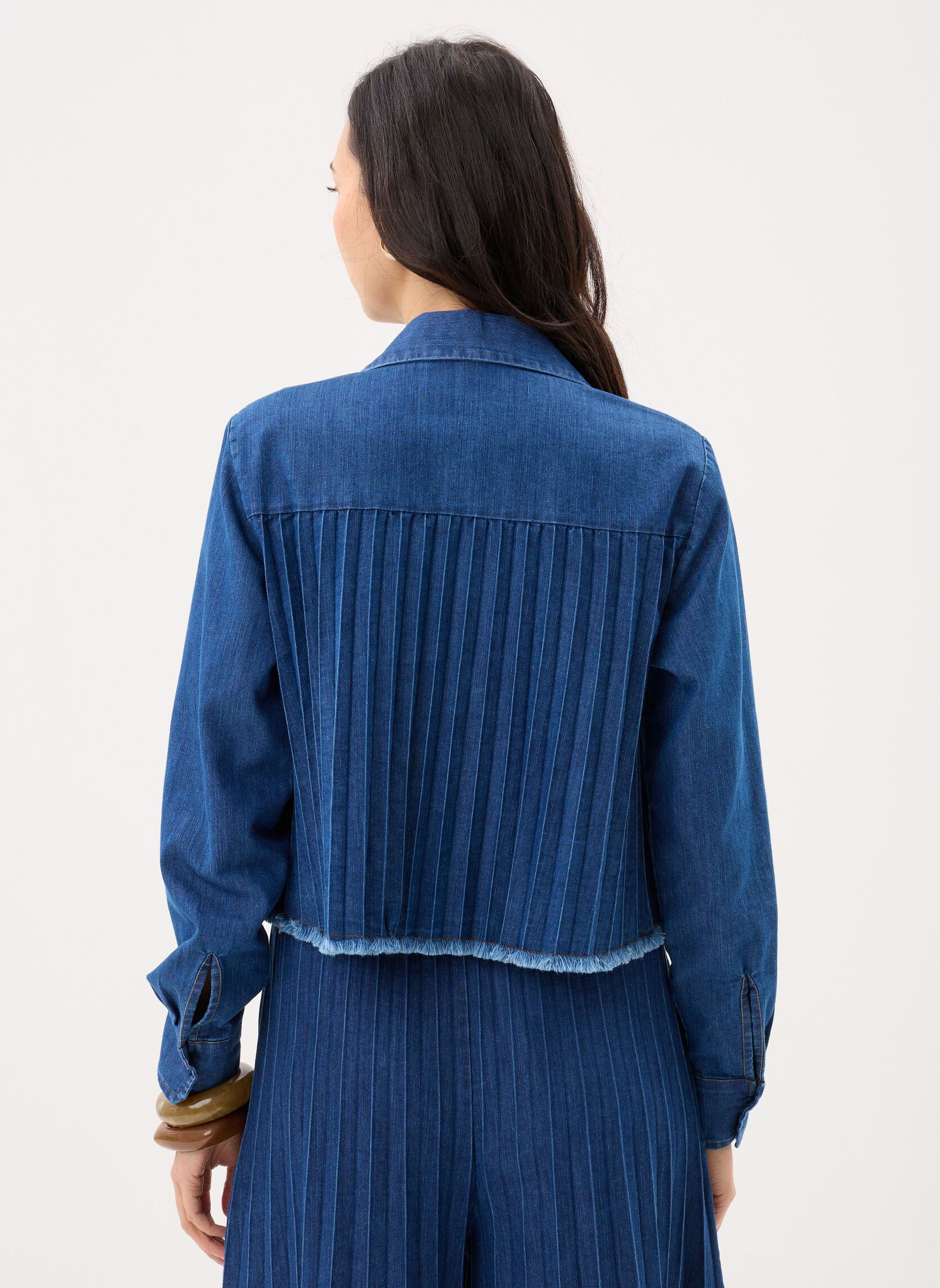 Langarm-Hemden FL-CH-FORY-D damen blau La Fée Maraboutée Langarm-Hemden FL-CH-FORY-D damen blau Medium