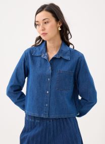 Langarm-Hemden FL-CH-FORY-D damen blau