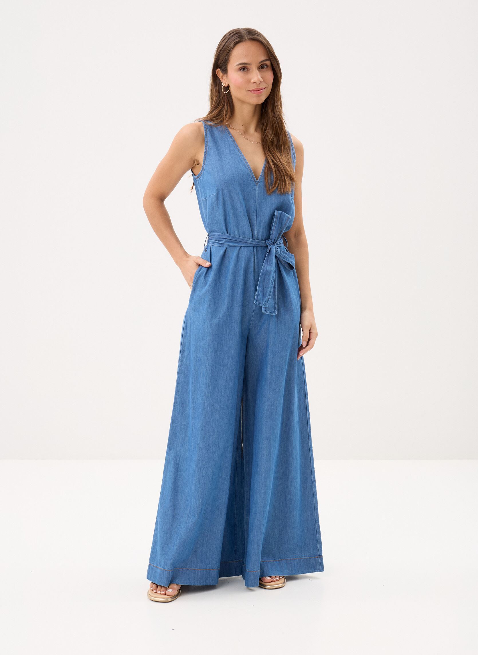 Jumpsuits FL-CO-LOMEE-D damen blau La Fée Maraboutée Jumpsuits FL-CO-LOMEE-D damen blau Medium