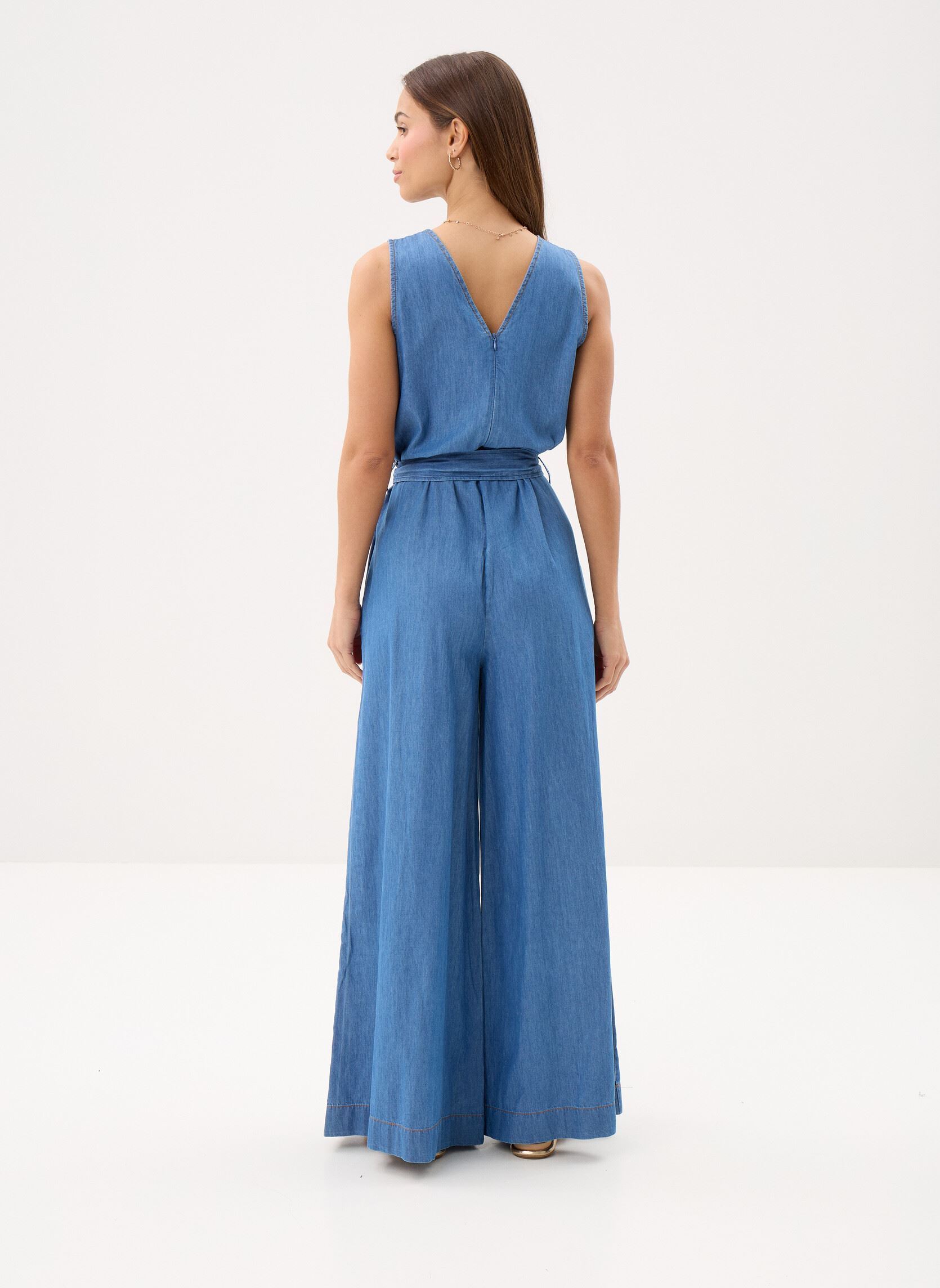 Jumpsuits FL-CO-LOMEE-D damen blau La Fée Maraboutée Jumpsuits FL-CO-LOMEE-D damen blau Medium