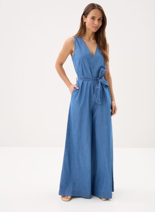 La Fée Maraboutée Combinaisons pantalon FL-CO-LOMEE-D femme bleu