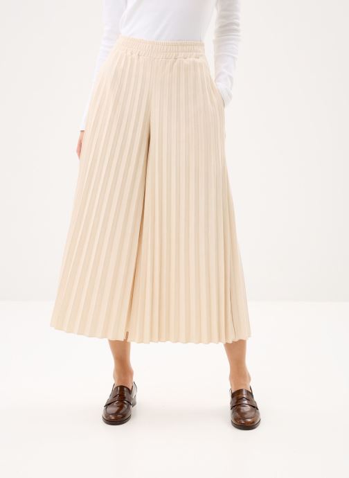 La Fée Maraboutée Pantalons larges FL-PA-DAMASO-C femme beige