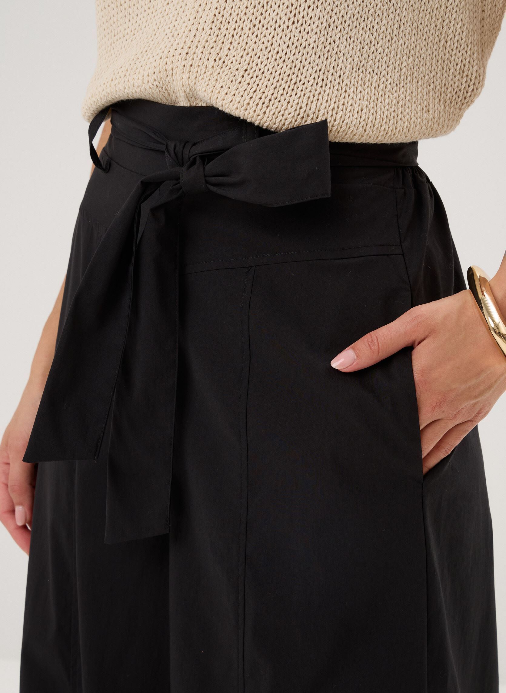 Weite Hosen FL-PA-FARI-P damen schwarz La Fée Maraboutée Weite Hosen FL-PA-FARI-P damen schwarz Noir