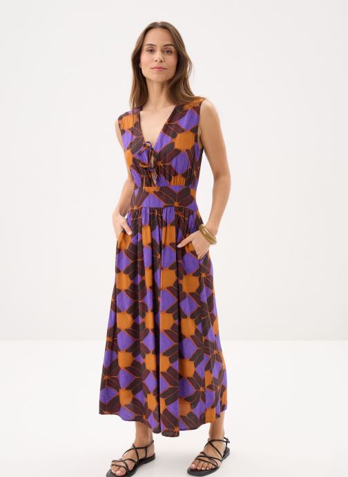 La Fée Maraboutée Robes longues FL-RO-FIONA-V femme multicolore