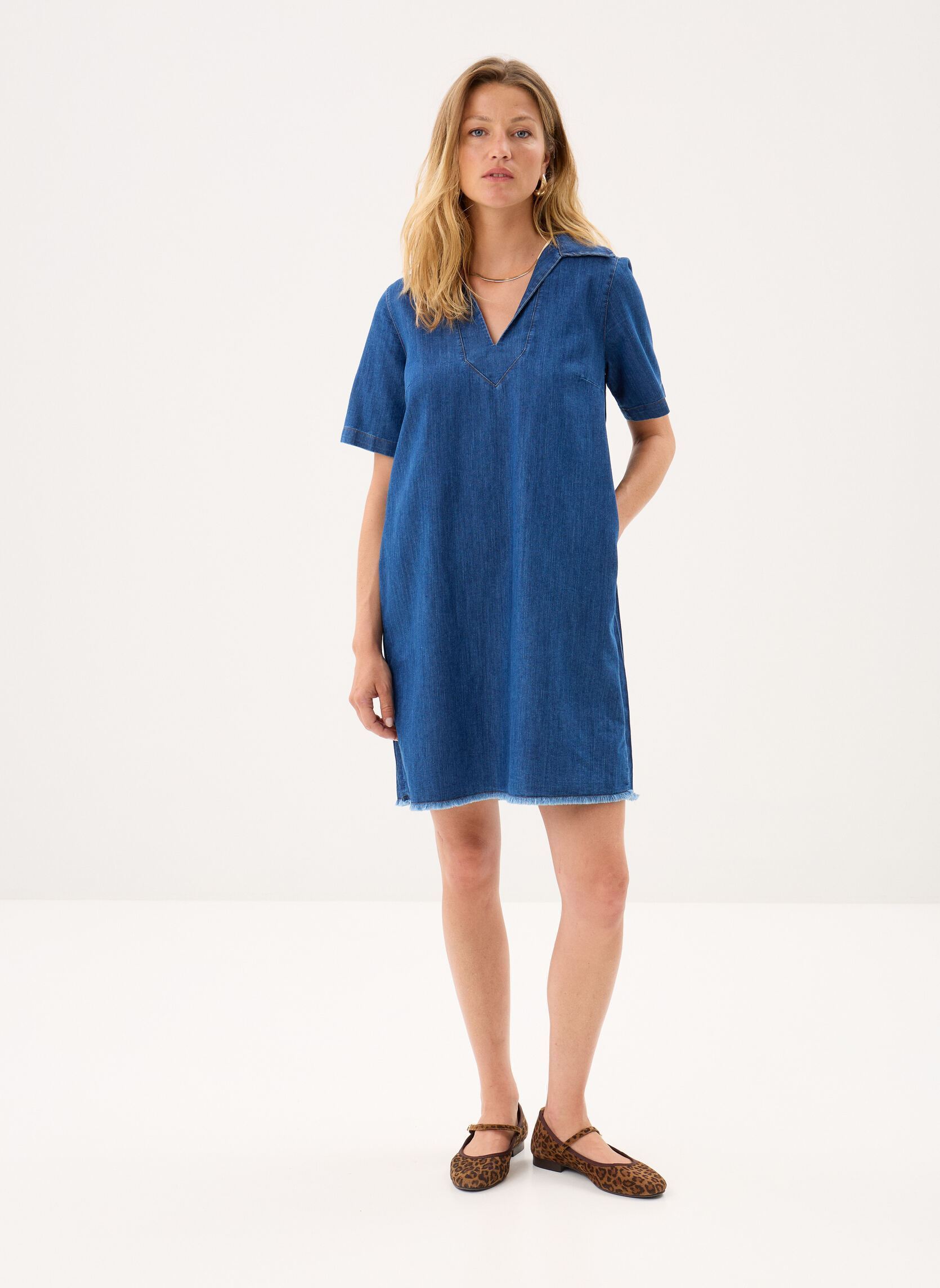 Kleider FL-RO-FRIDA-D damen blau La Fée Maraboutée Kleider FL-RO-FRIDA-D damen blau Medium
