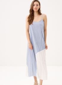 Lange Kleider FL-RO-FRISE-S damen mehrfarbig La Fée Maraboutée Lange Kleider FL-RO-FRISE-S damen mehrfarbig Blanc-bleu