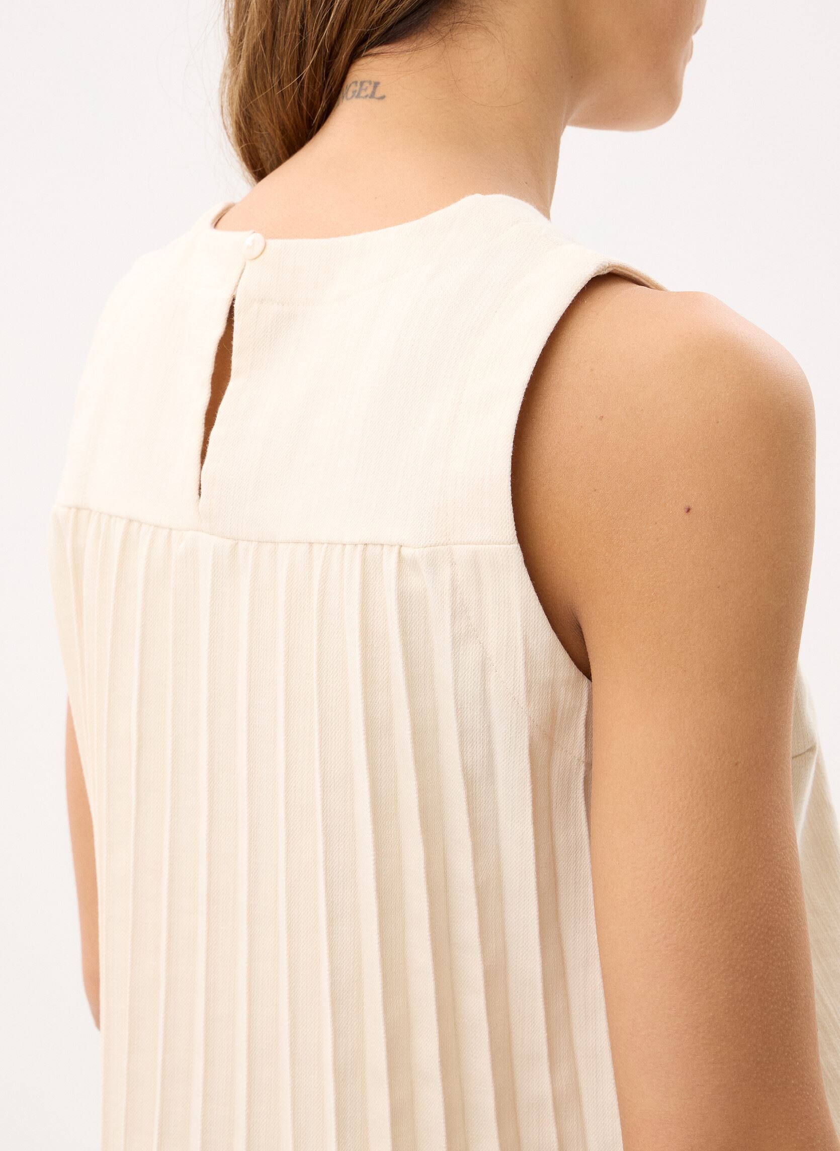 Tops FL-TO-DENZIL-C femme beige La Fée Maraboutée Tops FL-TO-DENZIL-C femme beige Ecru