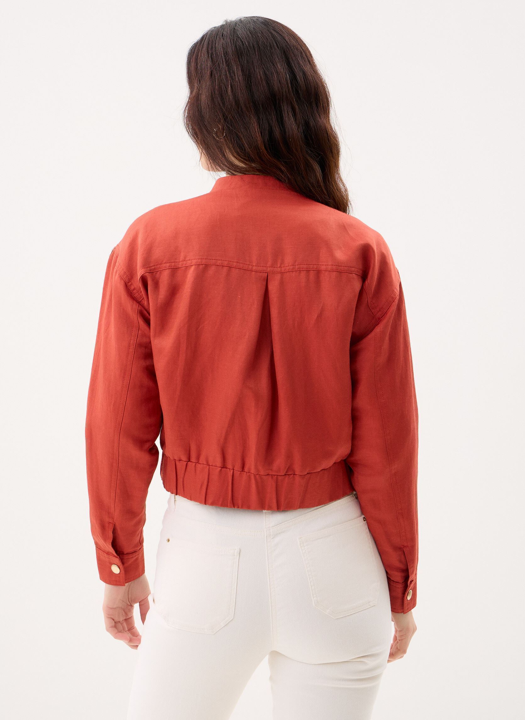 Jacken FL-VE-FABOU-I damen orange La Fée Maraboutée Jacken FL-VE-FABOU-I damen orange Brique