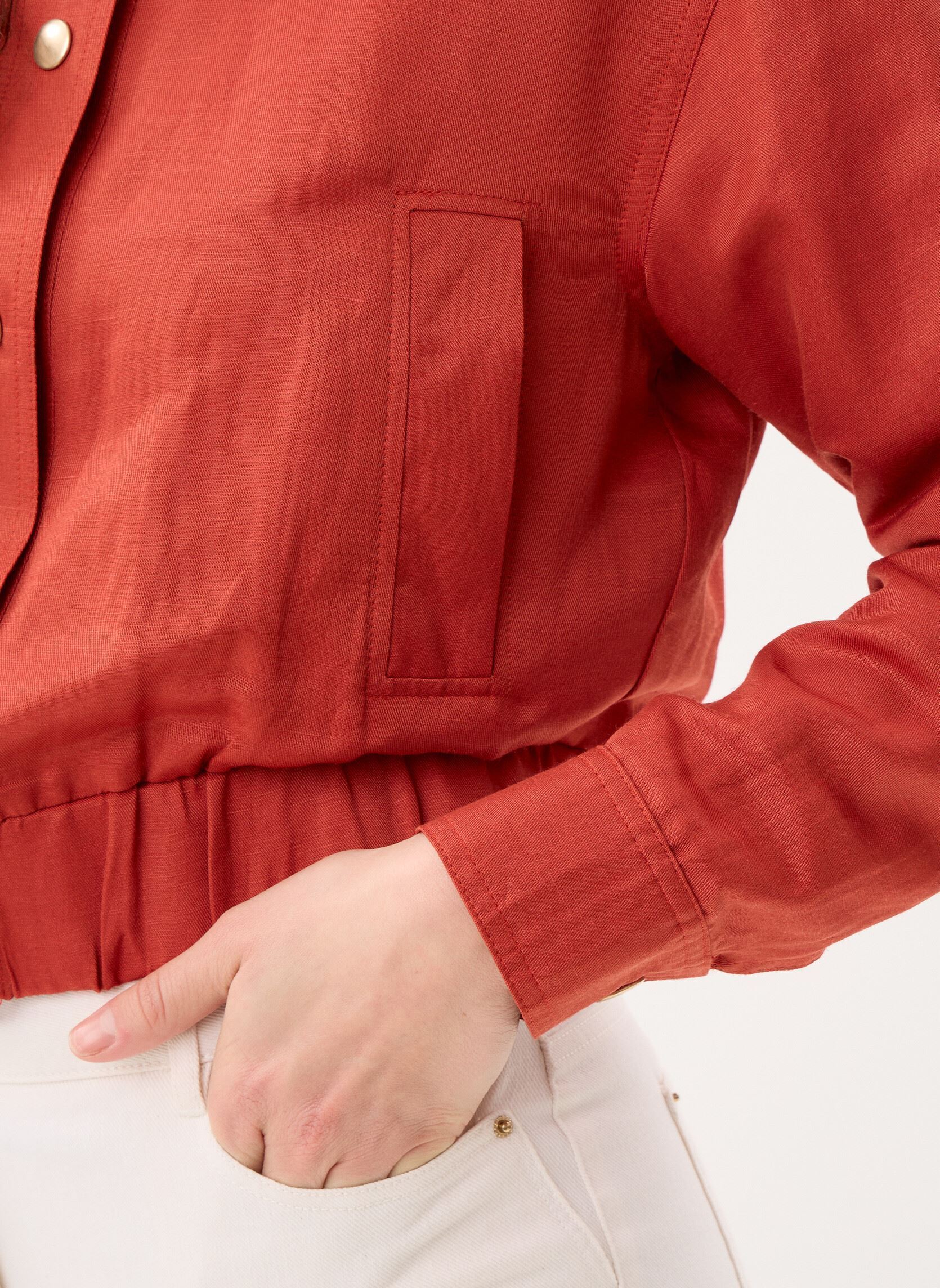 Jacken FL-VE-FABOU-I damen orange La Fée Maraboutée Jacken FL-VE-FABOU-I damen orange Brique