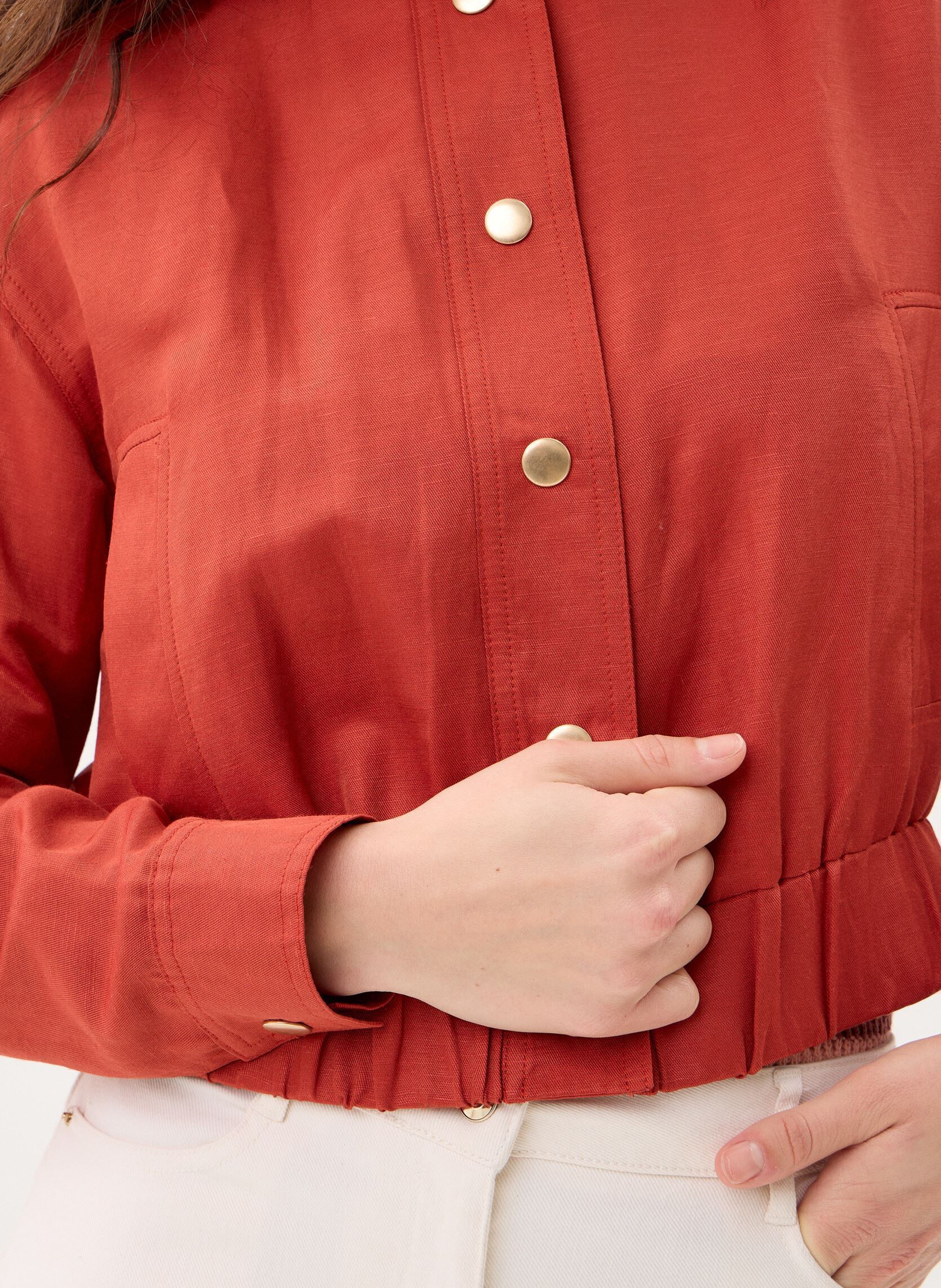 Jacken FL-VE-FABOU-I damen orange La Fée Maraboutée Jacken FL-VE-FABOU-I damen orange Brique
