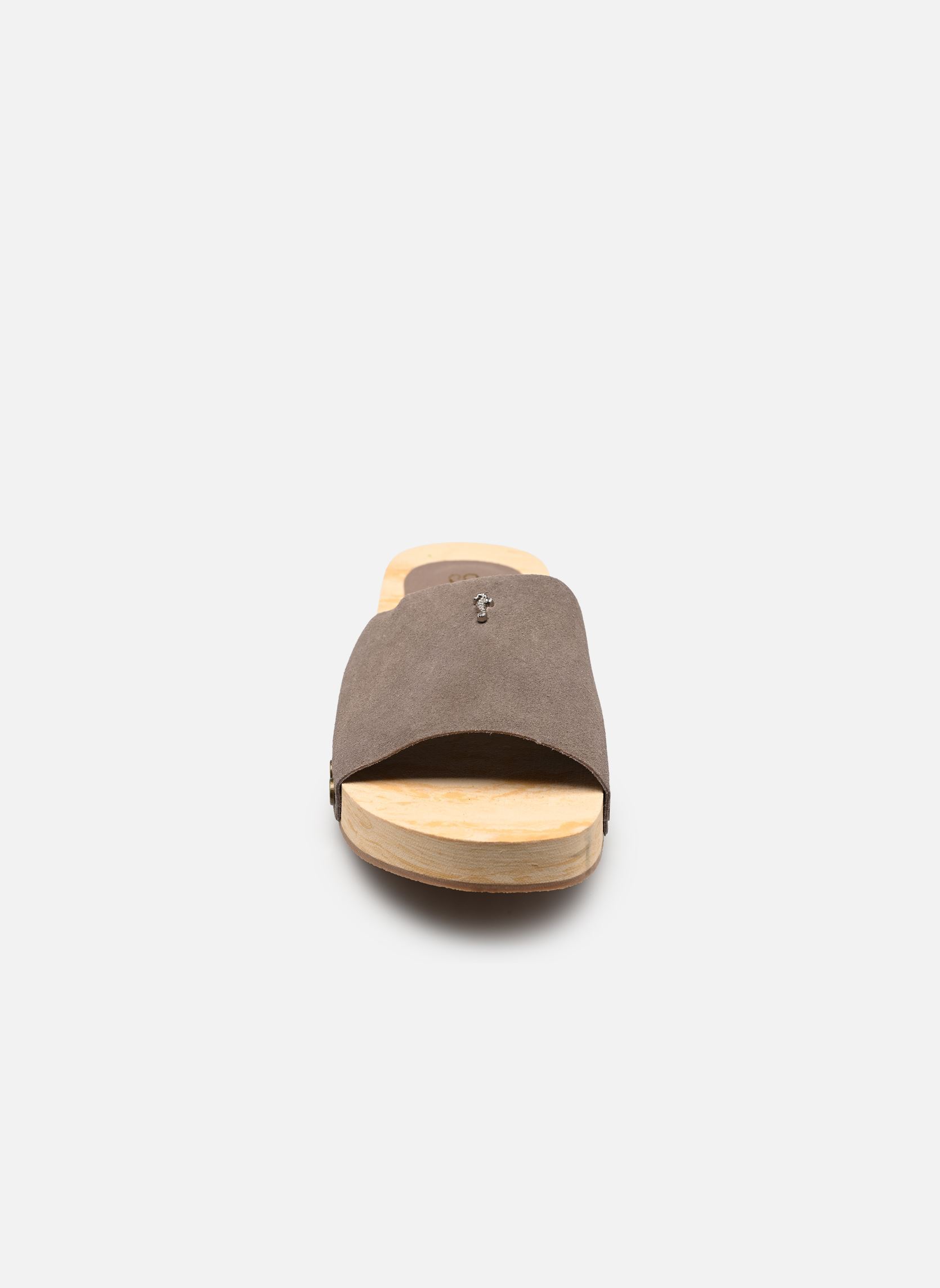Mules Cow suede clog femme beige Colors of California Mules Cow suede clog femme beige MUD