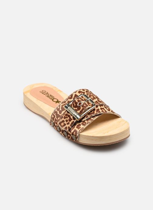 Colors of California Pantoletten Cowhide clog damen braun