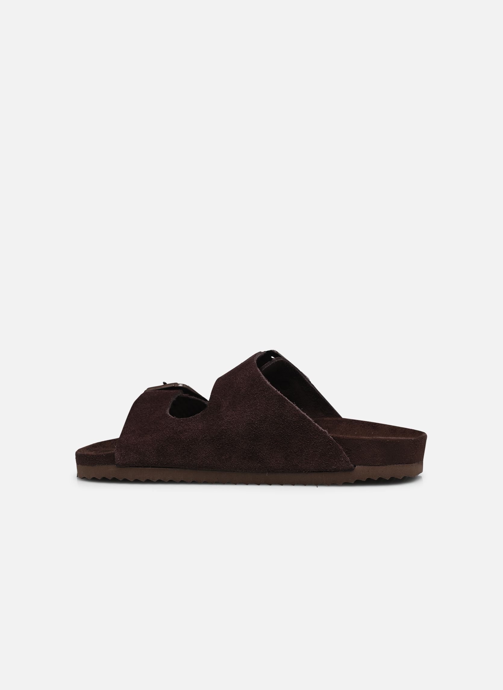 Mules Monocolor suede sandal femme marron Colors of California Mules Monocolor suede sandal femme marron MOKA
