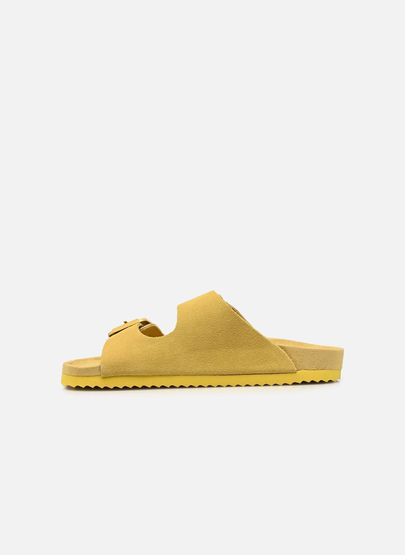 Mules Monocolor suede sandal femme jaune Colors of California Mules Monocolor suede sandal femme jaune MANGO MINT