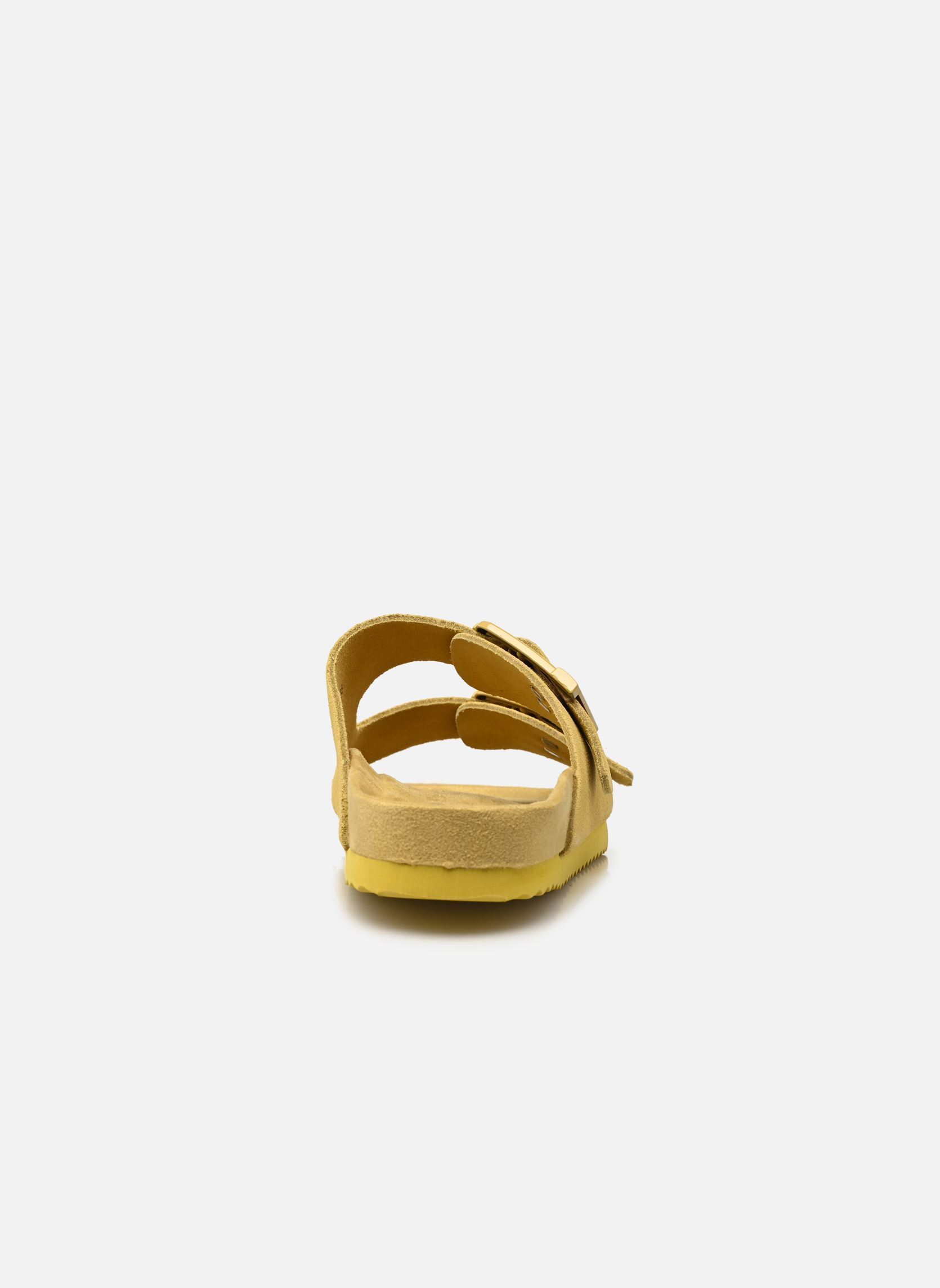 Mules Monocolor suede sandal femme jaune Colors of California Mules Monocolor suede sandal femme jaune MANGO MINT