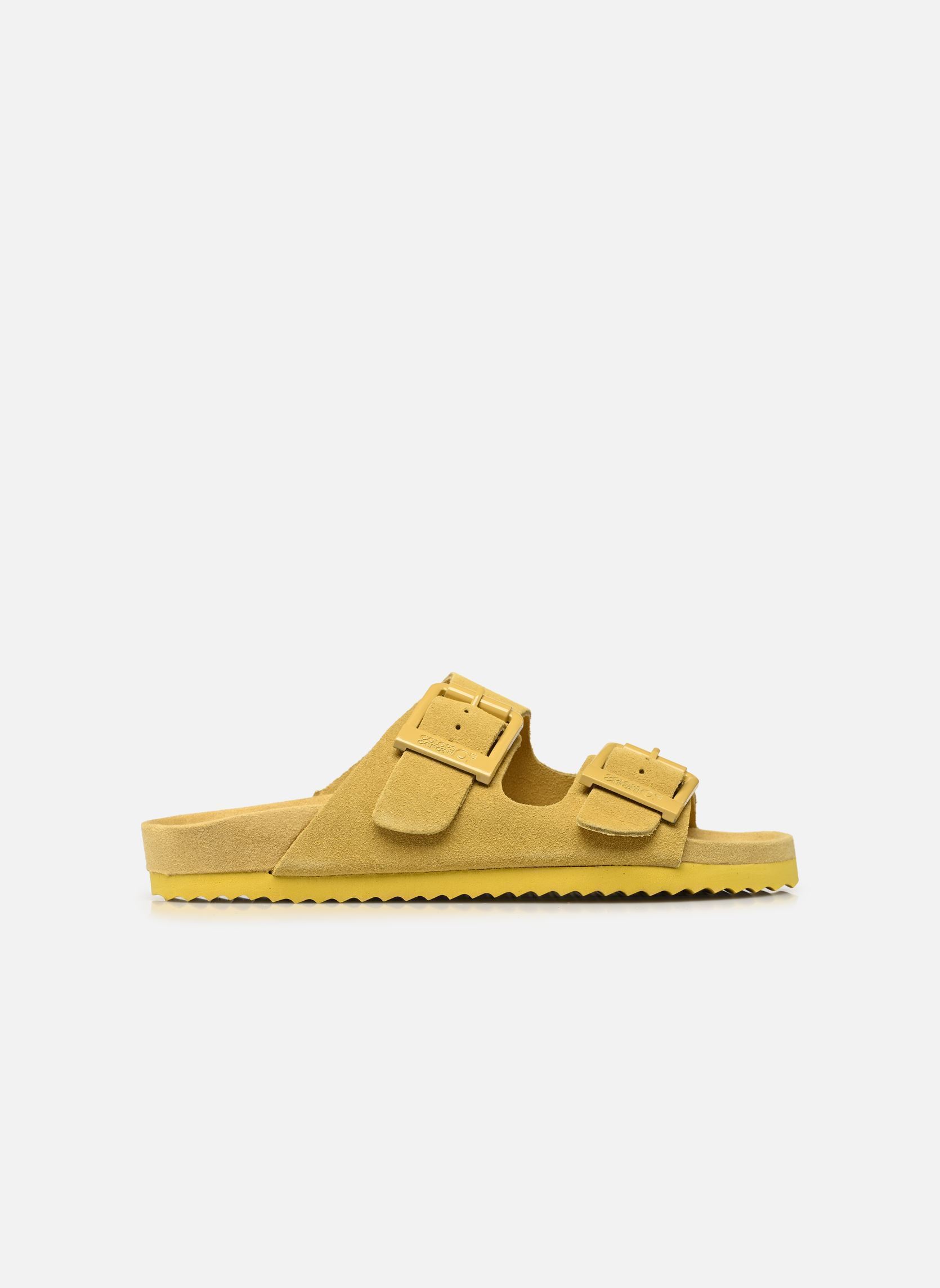 Mules Monocolor suede sandal femme jaune Colors of California Mules Monocolor suede sandal femme jaune MANGO MINT