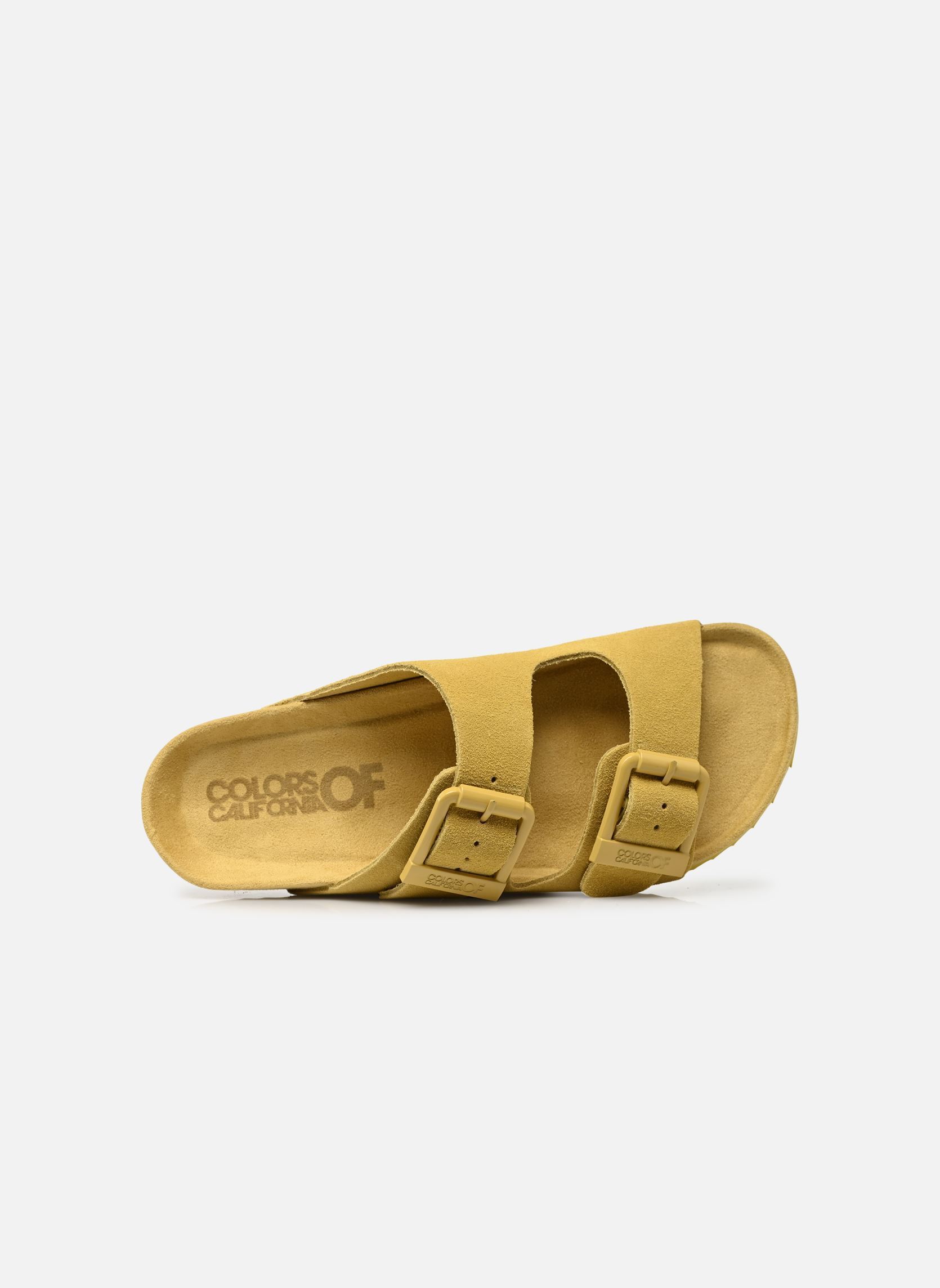 Mules Monocolor suede sandal femme jaune Colors of California Mules Monocolor suede sandal femme jaune MANGO MINT