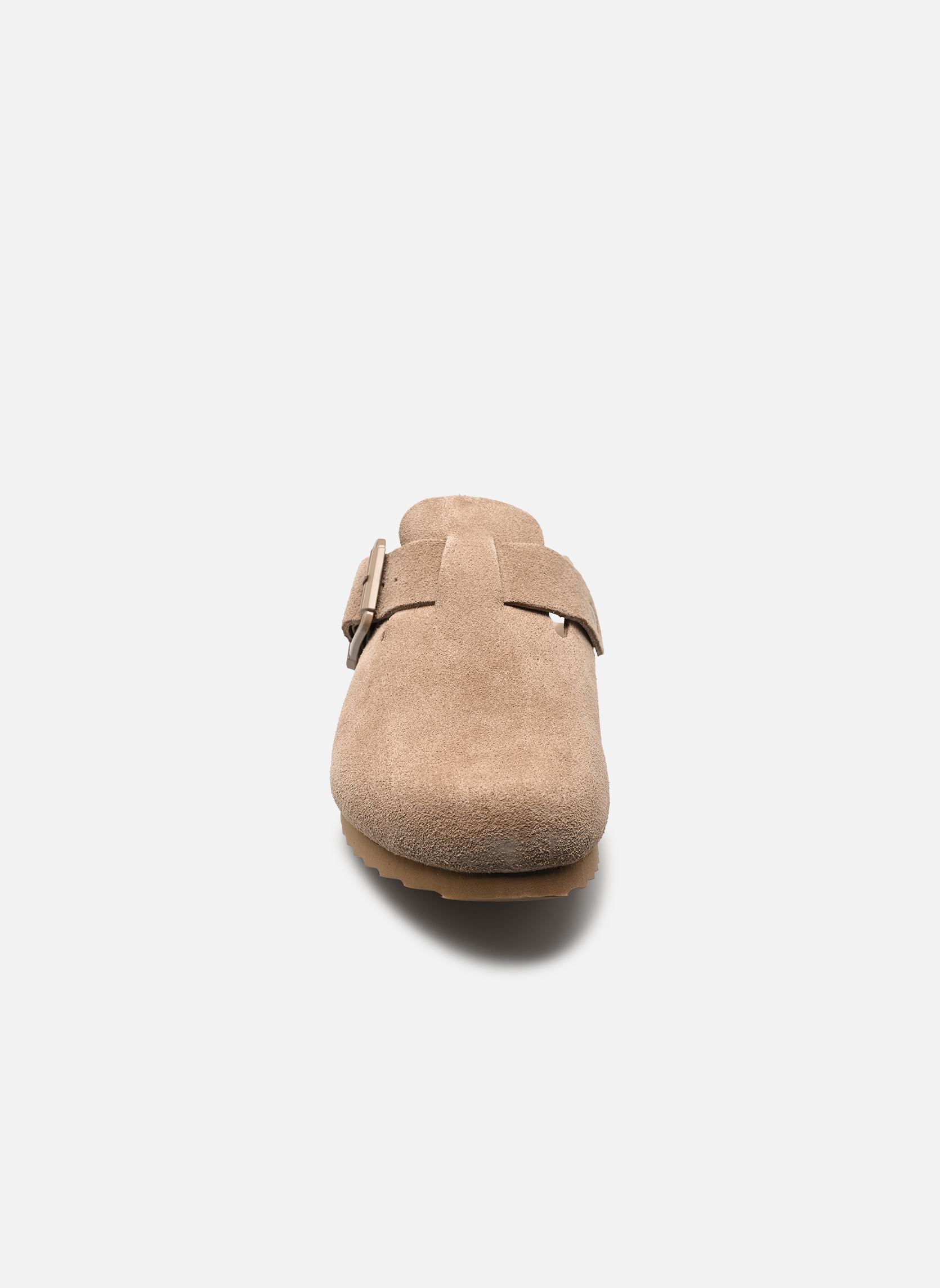 Mules Monocolor suede sabot femme beige Colors of California Mules Monocolor suede sabot femme beige MUD