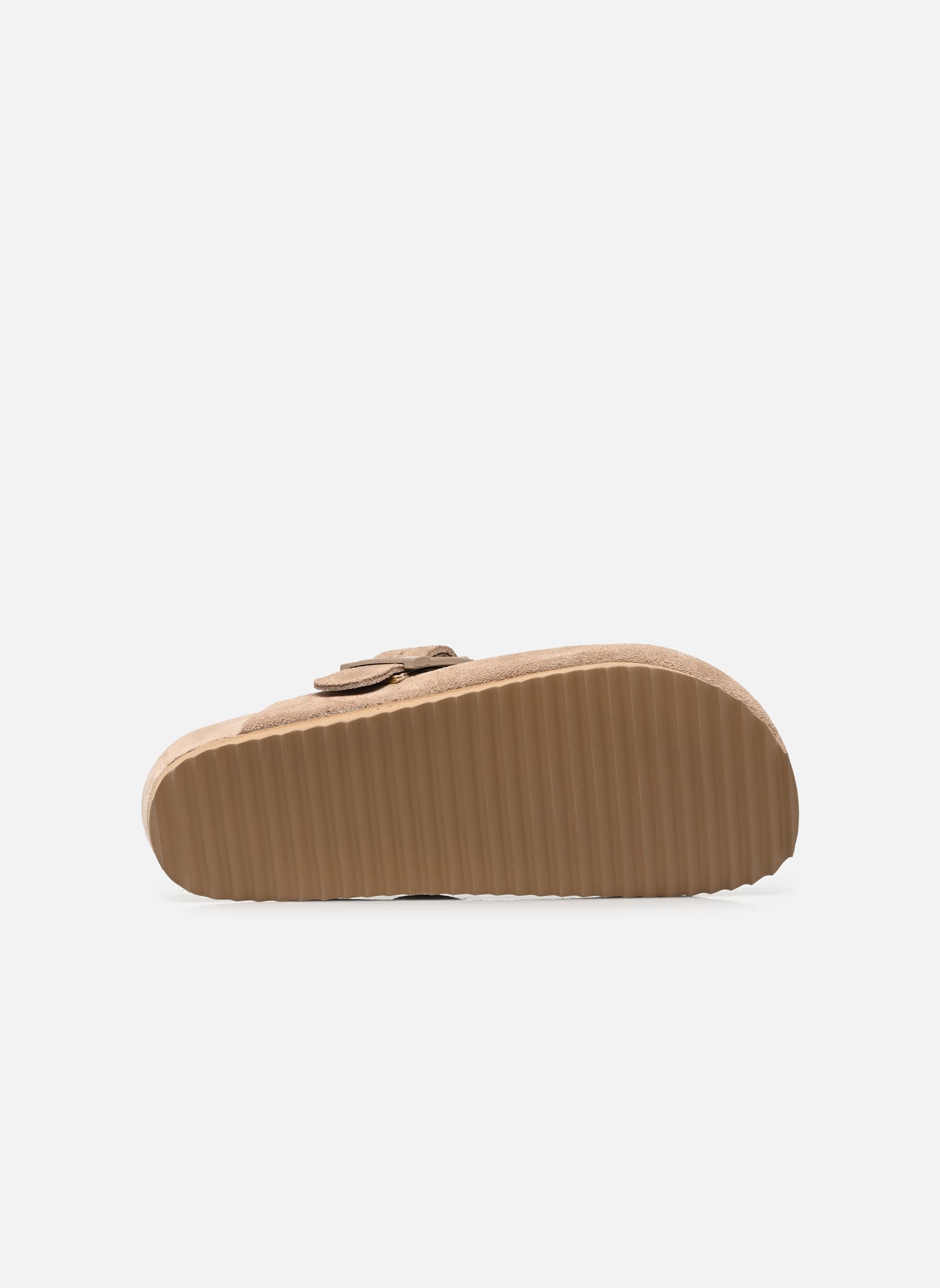 Mules Monocolor suede sabot femme beige Colors of California Mules Monocolor suede sabot femme beige MUD