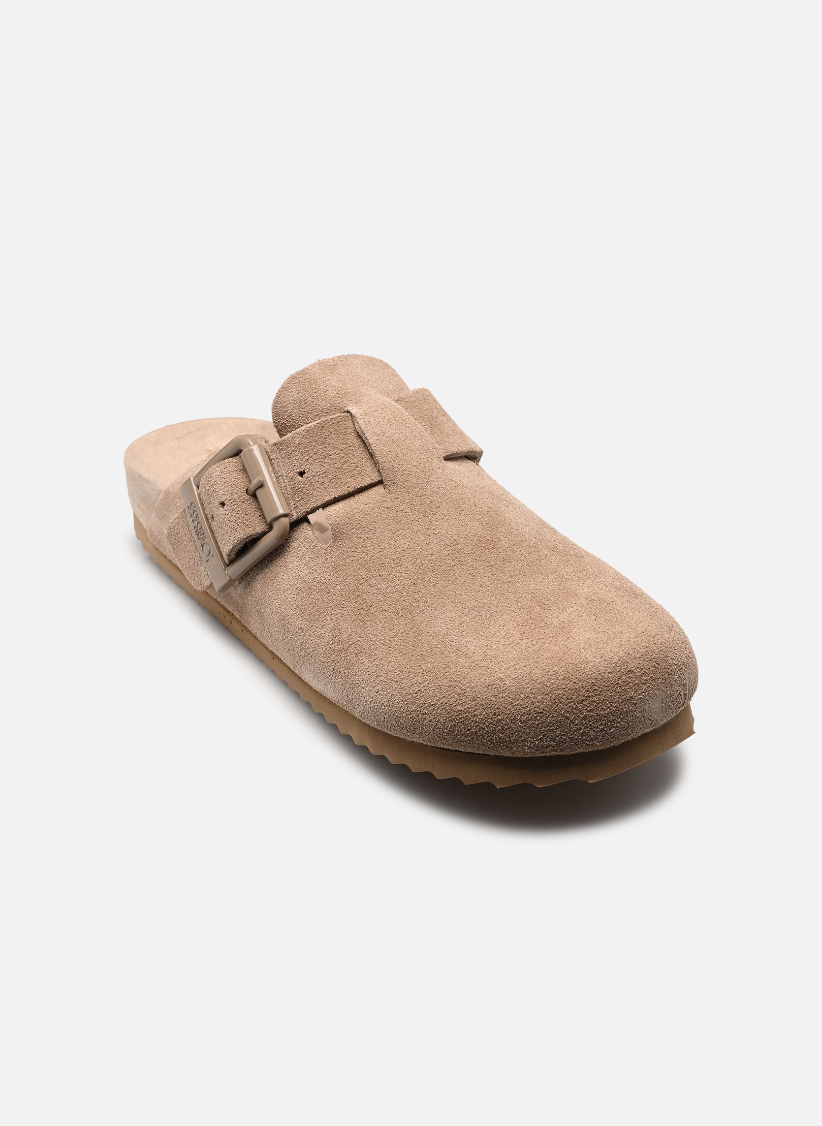 Monocolor suede sabot by Colors of California