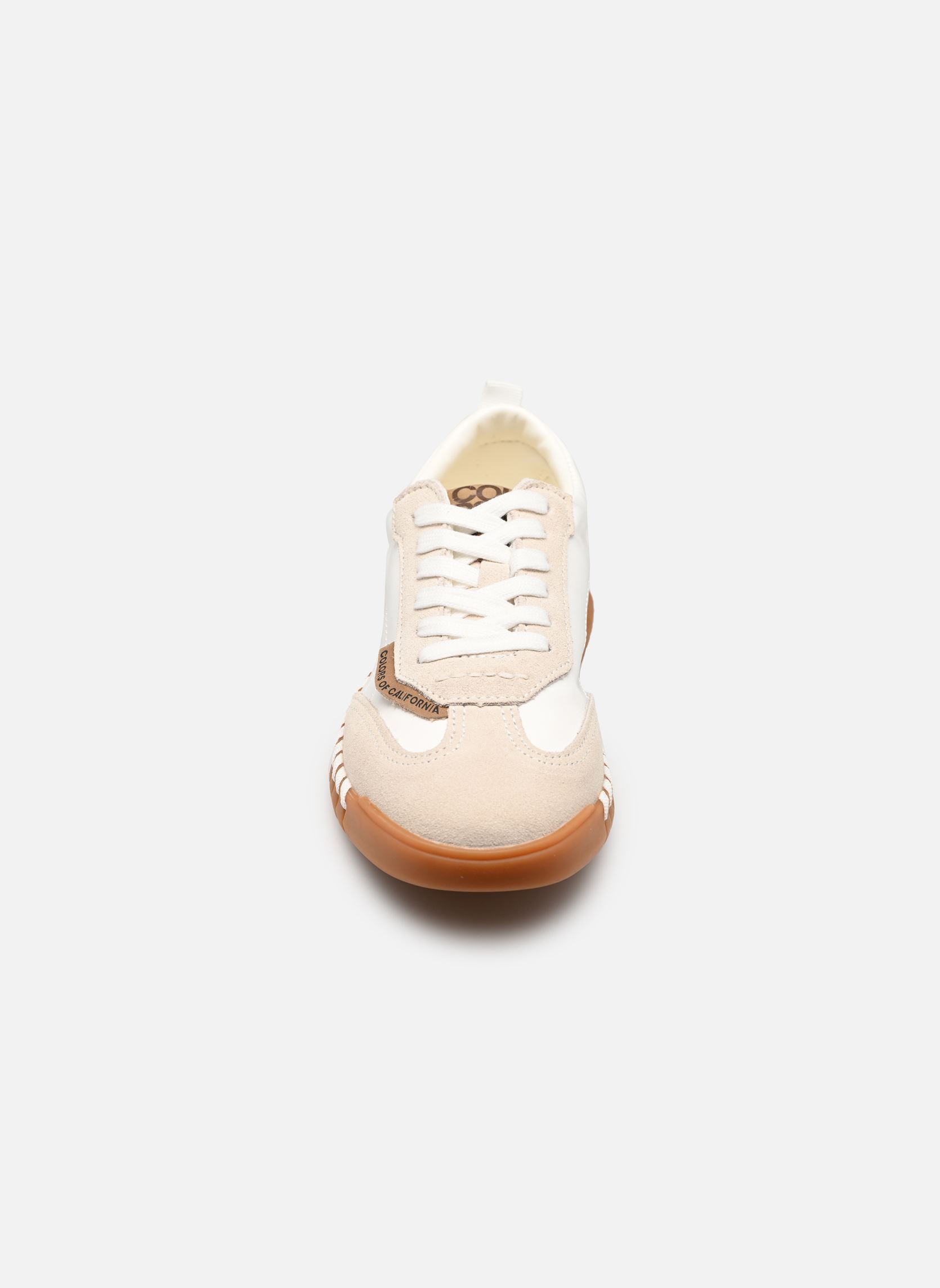 Niedrige Sneaker crunchy snk in nylon damen weiß Colors of California Niedrige Sneaker crunchy snk in nylon damen weiß WHITE