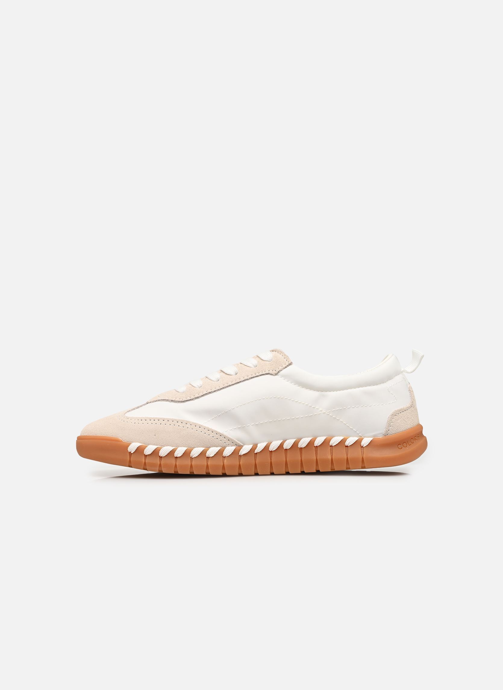 Niedrige Sneaker crunchy snk in nylon damen weiß Colors of California Niedrige Sneaker crunchy snk in nylon damen weiß WHITE