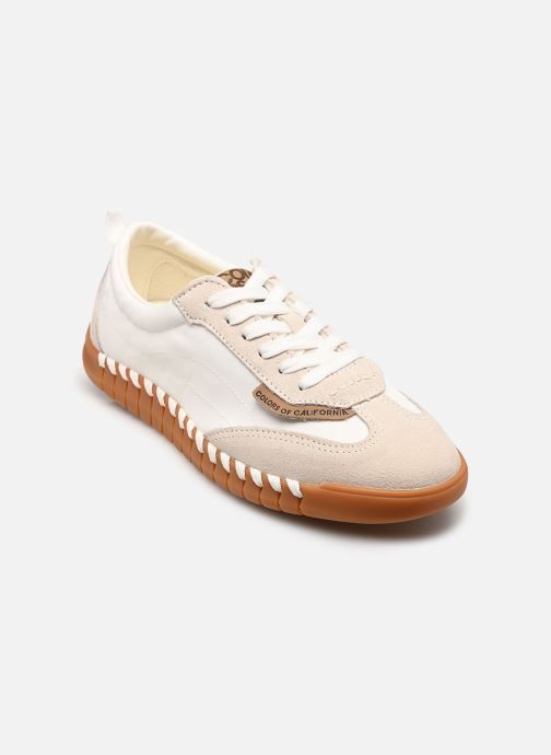 Colors of California Niedrige Sneaker crunchy snk in nylon damen weiß