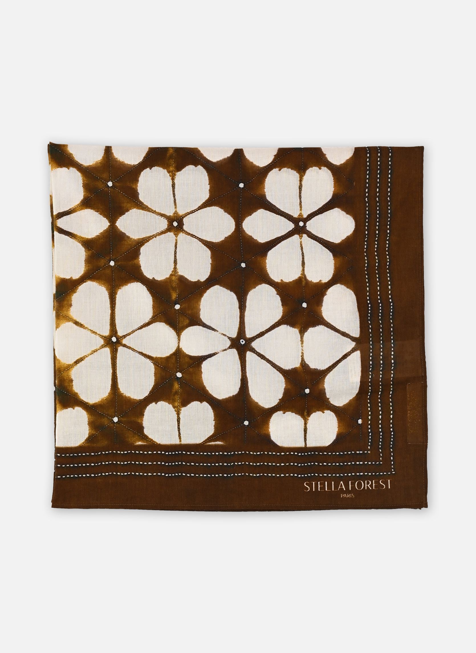 Foulards 1 . Foulard Lotus femme marron Stella Forest Foulards 1 . Foulard Lotus femme marron marron