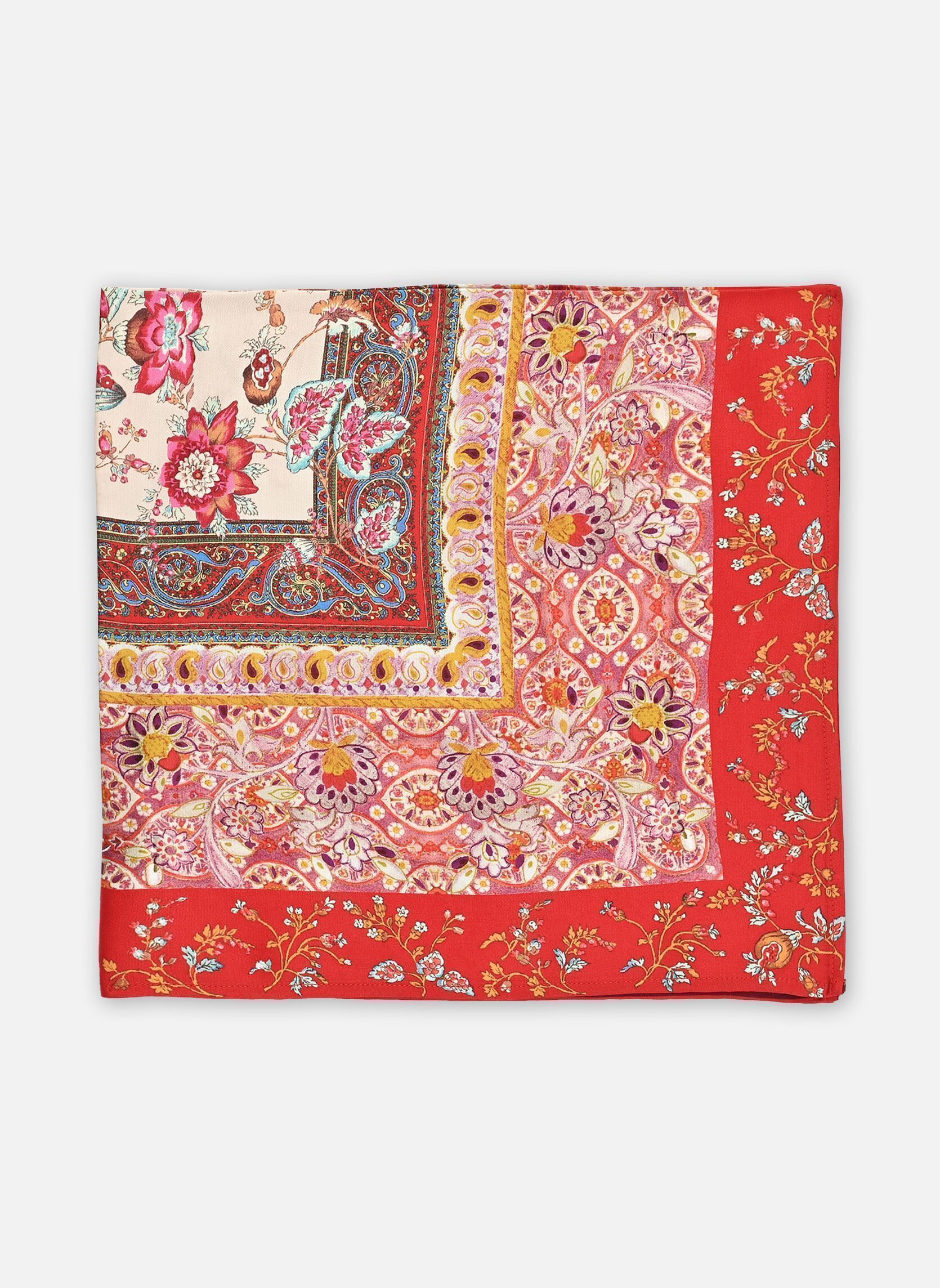 Sjaals 11 . Foulard Romance dames rood Stella Forest Sjaals 11 . Foulard Romance dames rood Rouge