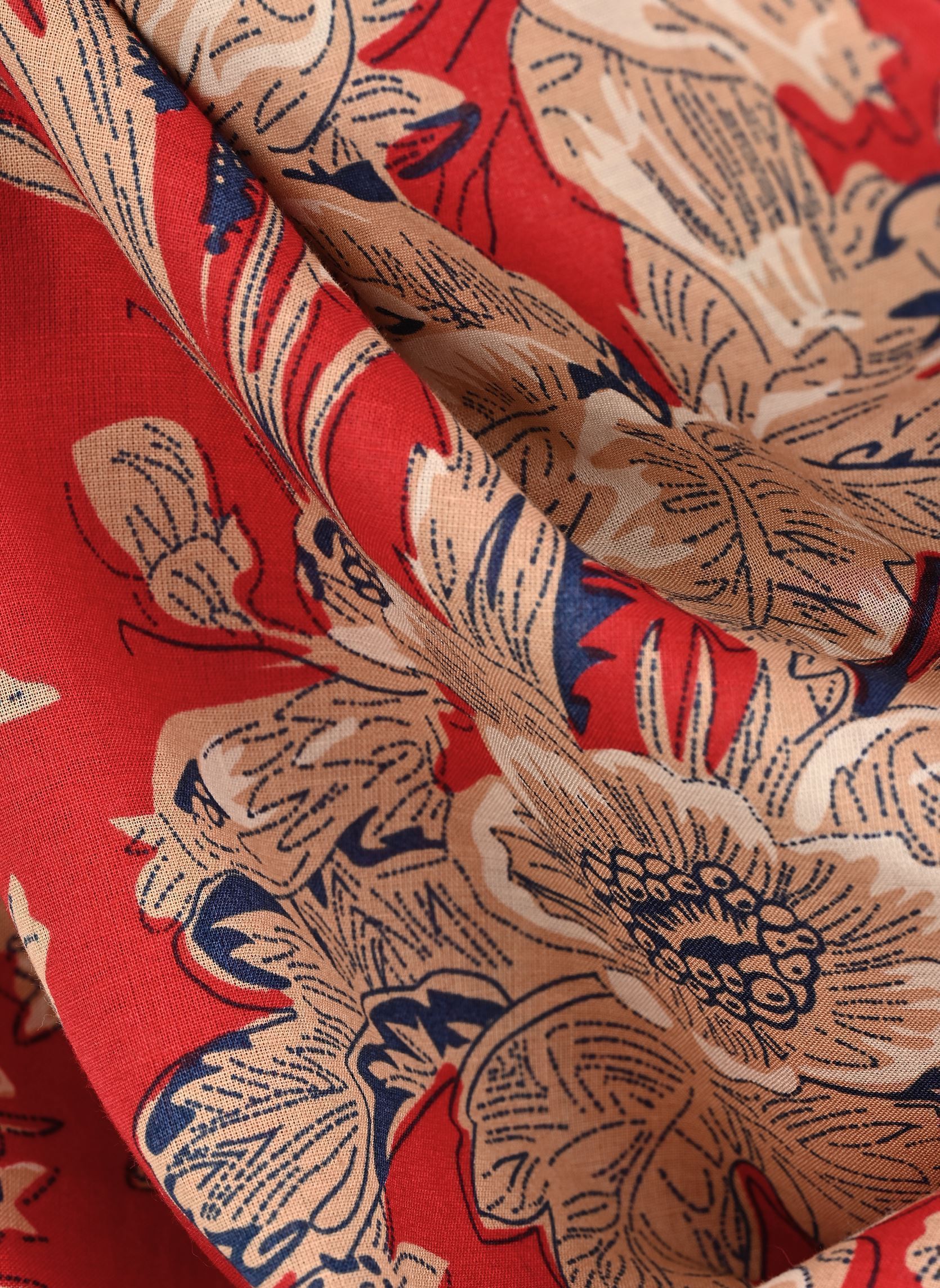 Halstücher 13 . Foulard Flavie damen rot Stella Forest Halstücher 13 . Foulard Flavie damen rot ROUGE