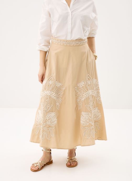 Stella Forest Lange Röcke 113 . Jupe Long Alma damen beige