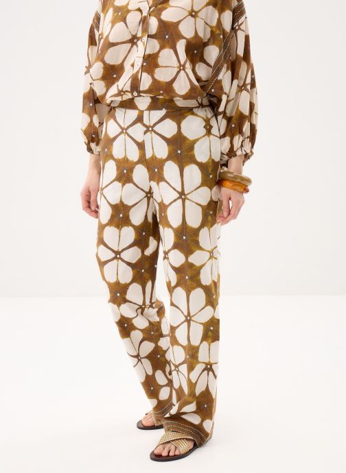 Stella Forest Weite Hosen 1 . Pantalon Lotus damen braun