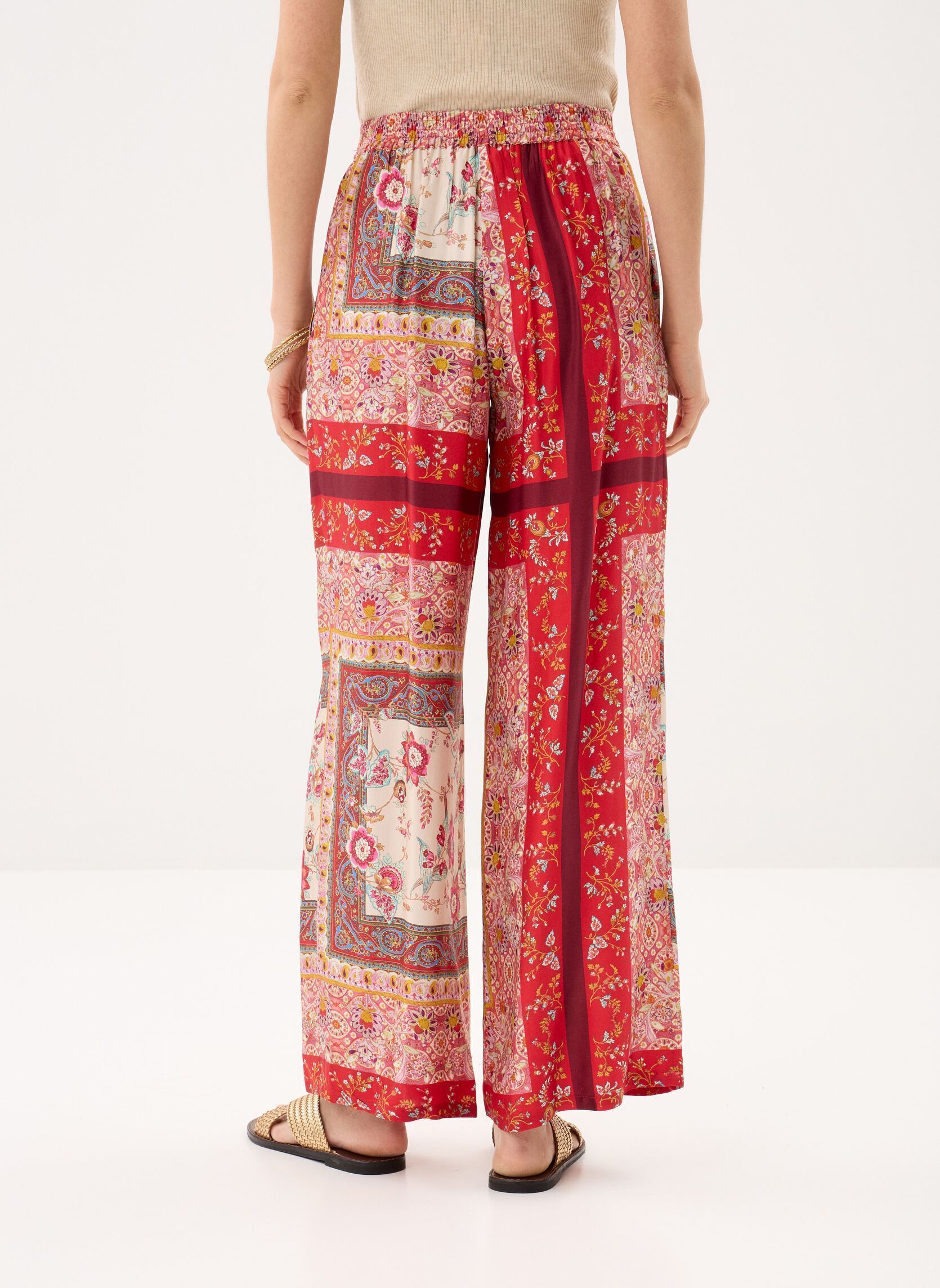 Pantalons larges 11 . Pantalon Romance femme rouge Stella Forest Pantalons larges 11 . Pantalon Romance femme rouge ROUGE