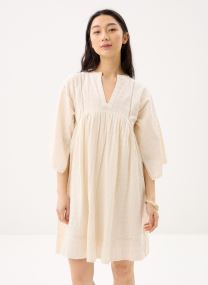 Kleider 109 . Robe Courte 3/4 Eloise damen weiß