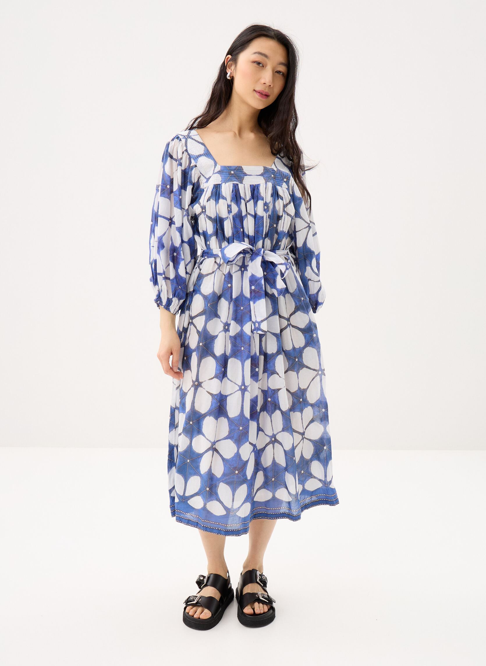 Robes longues 1 . Robe Long Mc Lotus femme bleu Stella Forest Robes longues 1 . Robe Long Mc Lotus femme bleu Indigo