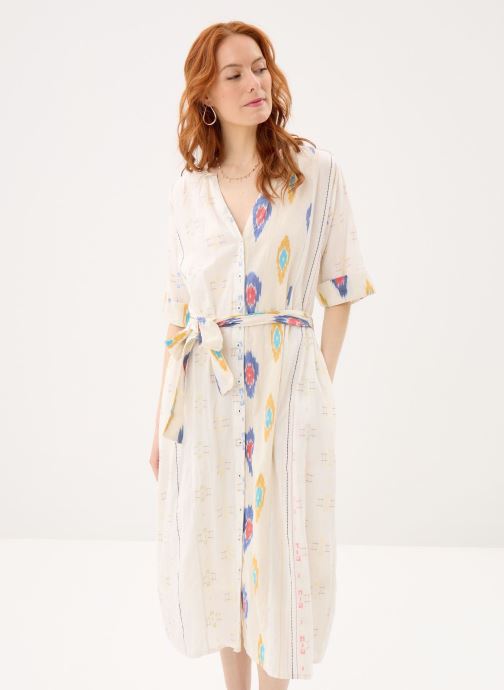 Stella Forest Robes longues 112 . Robe Long Mc Kaia femme blanc