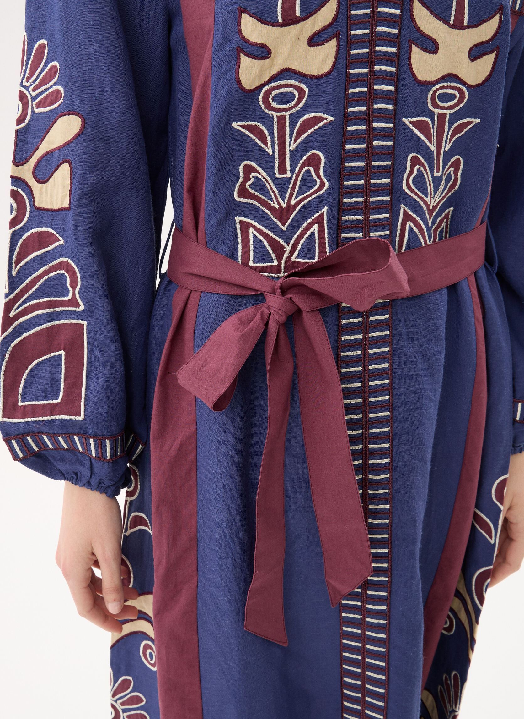 Lange Kleider 114 . Robe Long Ml Anouck damen blau Stella Forest Lange Kleider 114 . Robe Long Ml Anouck damen blau BLEU